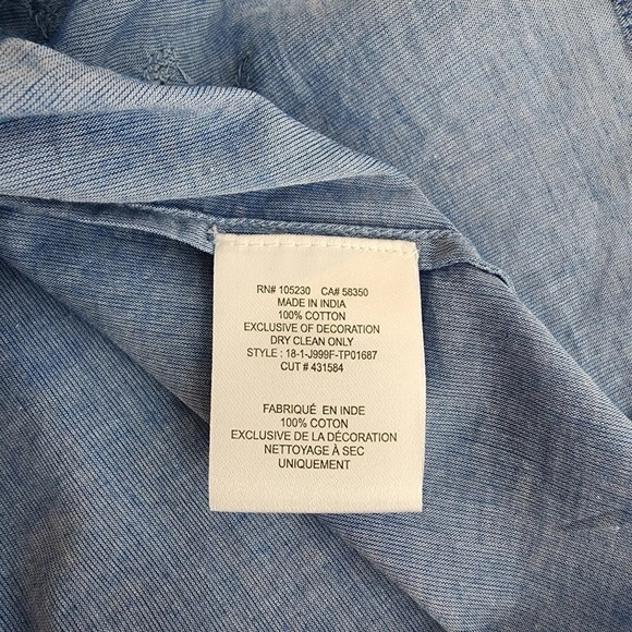 Joie Citra Embellished Chambray Top - Picture 6 of 8